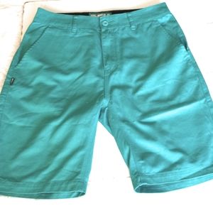 DGK Men's Cotton Shorts Turquiose Size 32